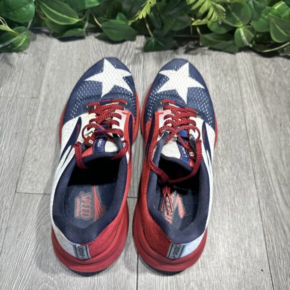 Brooks Launch 8 Shoes Texas Star Flag USA Running Patriotic 1203451B621 Womens 8 - Picture 6 of 10